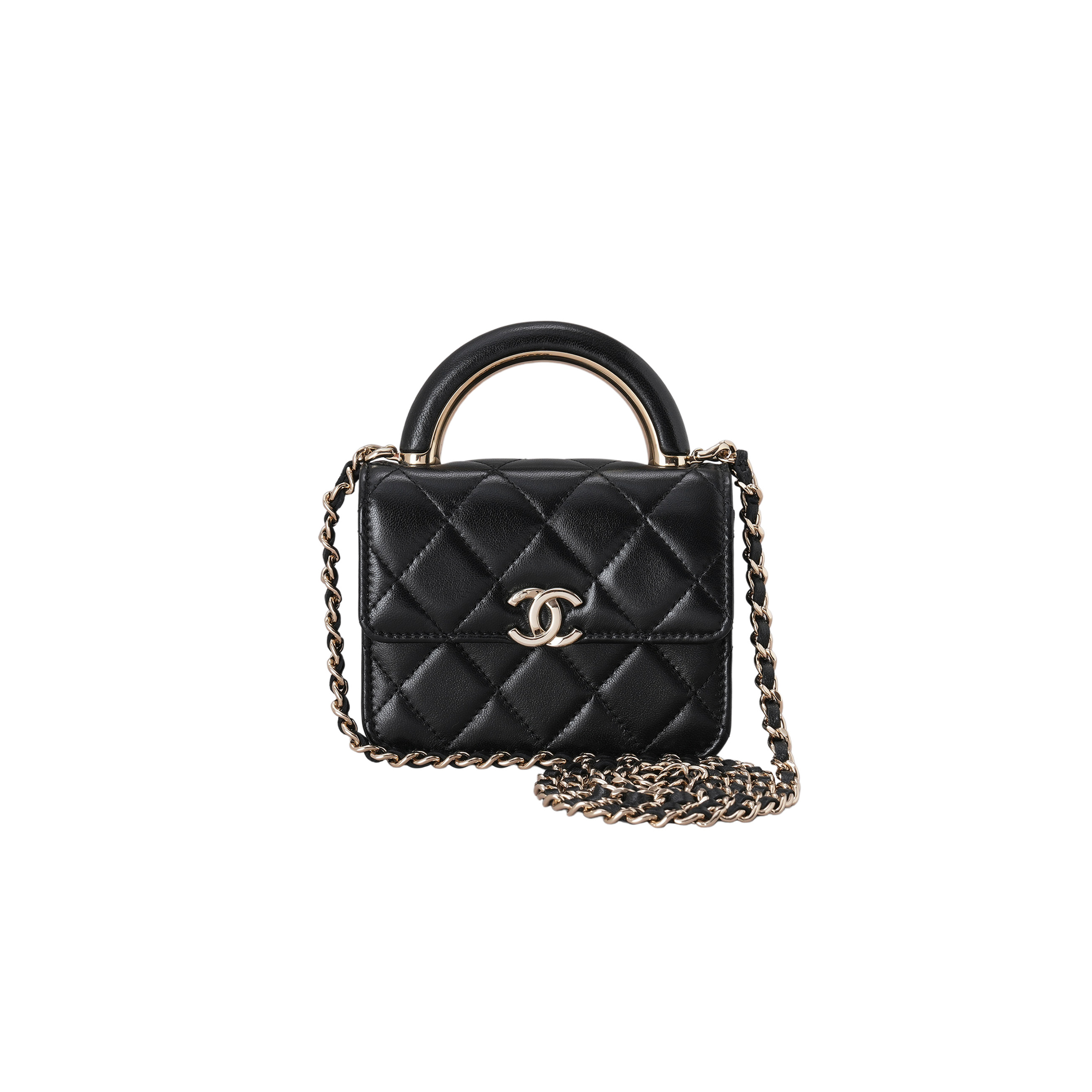 CHANEL 22A HANDLE MINI PLAP BGA AP2845 (12*10*7cm)